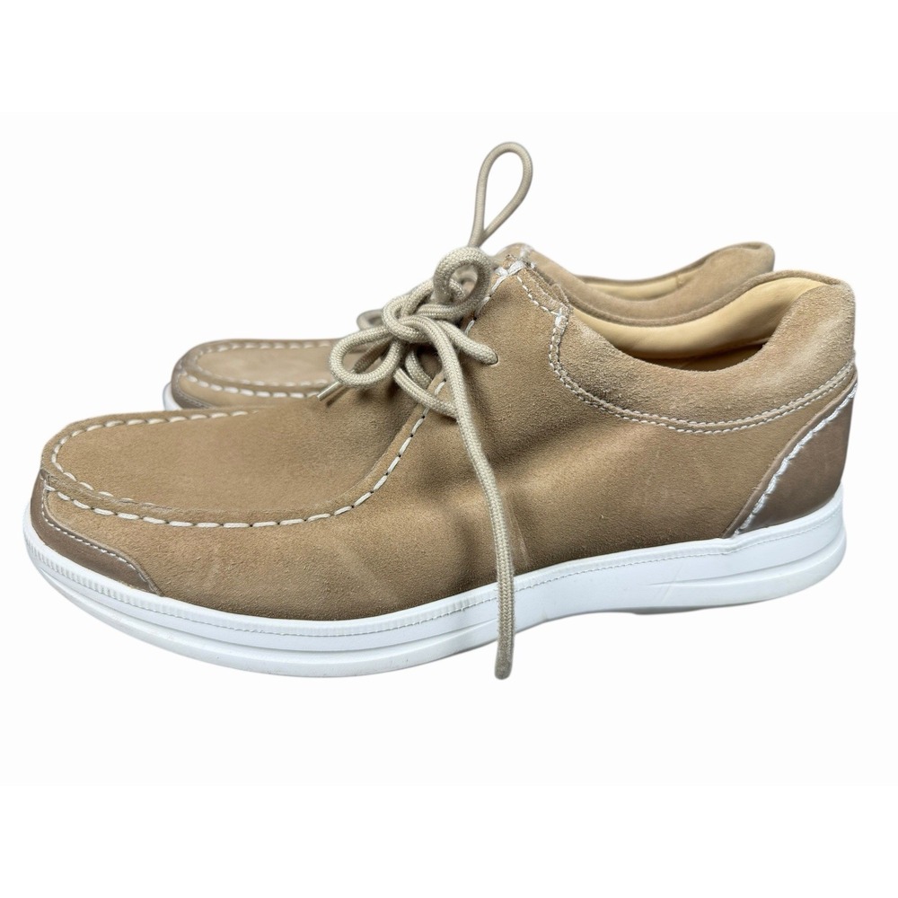 Samuel Hubbard Men's 9.5M "Great Strides" Casual Walking‎ Shoe Brown Suede 2191